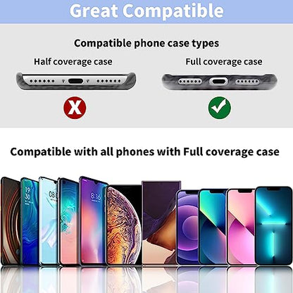 TACOMEGE Phone Tether Tab for iPhone, Cell Phone Lanyard Patch, Phone Strap Replacement Part for All Full Phone Cases (Blue) - color: Blue