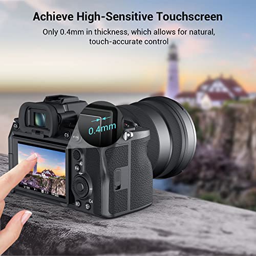 SMALLRIG Screen Protector for Sony Alpha 7CR / Alpha 7C II/Alpha 6700 / ZV-E1 / Alpha 7 IV, 0.4mm Ultra-Thin Tempered Glass (4-Pack) - 3750B