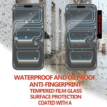 Anti Glare Matte Screen Protector For iPhone 17 Promax Tempered Glass Anti Fingerprint Film 2-Pack with Easy Alignment Tool