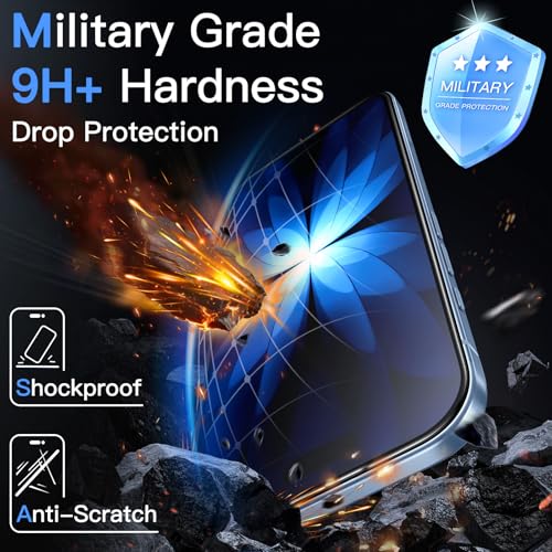 JETech Anti-Reflective 9H+ Screen Protector for iPhone 17, 2-Pack - size: iPhone 17