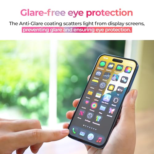 SIELO 3 Pack Matte Screen Protector, 9H Hardness Shatterproof & paper-feel PET Film, Anti-Glare & Anti-Fingerprint Case Friendly Screen Protector Film.