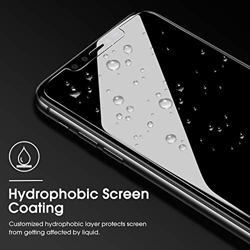 OMOTON 3 Pack Designed for iPhone 11 and iPhone XR Screen Protector (6.1"), Enhanced Tempered Glass Protection, Case Friendly Anti Scratch Bubble Free Ultra Resistant - size: iPhone 11/XR