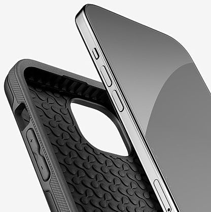 ENCASED Shockproof Case Compatible with iPhone 16 - Ultra Protective Heavy Duty Magnetic Phone Cover, Rebel Series (Black, iPhone 15) - color: Black, size: iPhone 15