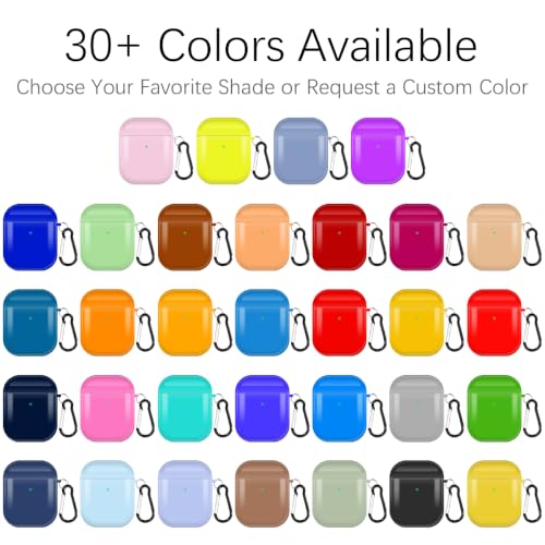 Custom Photo Case Compatible with AirPods 1st & 2nd Generation, Personalized Picture Text Name Hard PC Cover, 360° Full-Wrap Glossy Protective Shell with Keychain & Cleaning Pen, Wireless Charging - size: AirPods 1/2