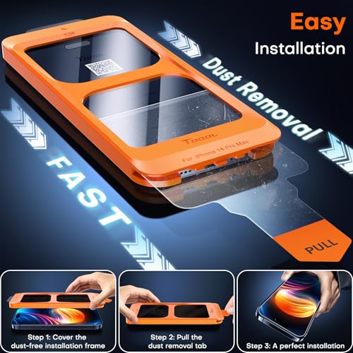 TOCOL for iPhone 14 Pro Privacy Screen Protector - color: Privacy