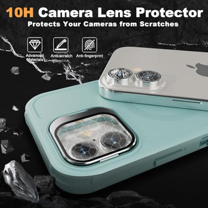 Follaroma for iPhone 16 Case with Magnetic,Heavy Duty Case,6.1'',Mint - color: Mint, size: iPhone 16 6.1''