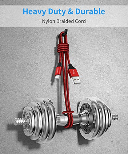 etguuds USB to USB C Cable, 4-Pack USB A to USB C Cable Fast Charging - color: Red, size: 1ft,3ft,6ft,10ft