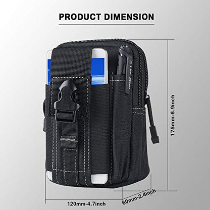 Waist Cell Phone Holster Belt Bag Universal Outdoor Phone Pouch Case Gadget Pocket for iPhone X 8 7 6 6s Plus Samsung Galaxy S8 S7 S6 S5 S4 S3 Note 8 5 4 3 2 LG HTC Etc - color: Camouflage