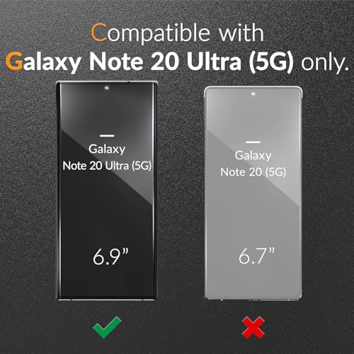 for Galaxy Note 20 Ultra Case Heavy Duty Shockproof Dust/Drop Poof 3 Layers Full Bady Protection Rugged Cover Case for Samsung Galaxy Note 20 Ultra,Black - color: Black