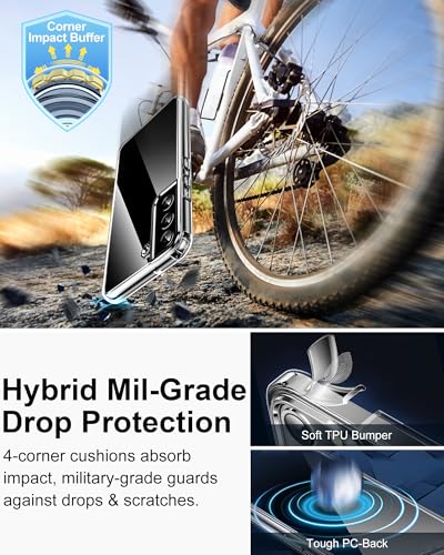HOOMIL Case for Samsung Galaxy S21 FE 6.4-Inch, Non-Yellowing, Drop Protection, Anti-Scratch Transparent Hard Back Phone Cover - Crystal Clear - color: Clear, size: Samsung Galaxy S21 FE