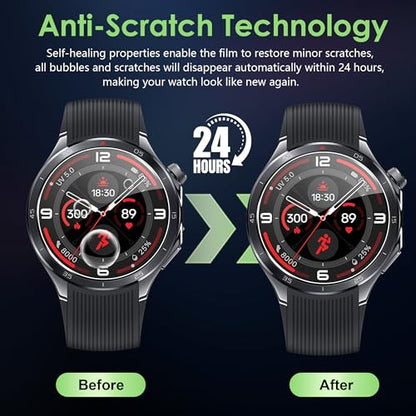 for Oneplus Watch 3 Screen Protector, 9H Hardness Anti-Scratch Tempered Glass flim, Case Friendly, Anti-Fingerprint,Anti-Scratch 3 PACK - size: Oneplus Watch 3