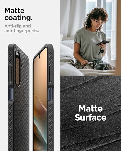 Spigen Liquid Air Designed for Galaxy A26 5G Case (2025) [Military-Grade Protection] - Matte Black - size: Galaxy A26 5G