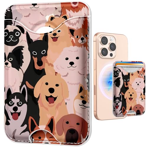 Shorogyt Compatible with Magsafe Wallet for Women, Dog - color: Dog