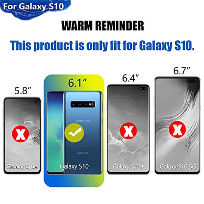 Battery Case for Samsung Galaxy S10, 5000mAh Rechargeable Extended Battery Charger Case, Adds 1.5X Extra Juice (6.1 Inches) Black