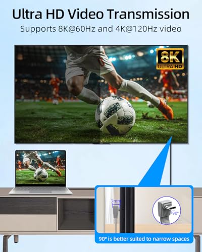 80Gbps Short USB 4 Flat Extension Cable,3.1 USB C Fast Charging Cable,PD 240W 90 Degree USB C Male to USB C Female Extender Cable,8K@60Hz Video Display for Phone,Tablets,Gray(0.16FT/2Pack) - style: 2 Gray