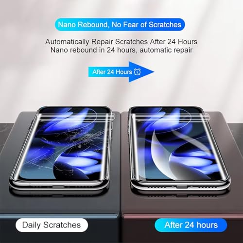 [2 Pack Flexible Hydrogel Screen Protector for Google Pixel 9a - color: Google Pixel 9a