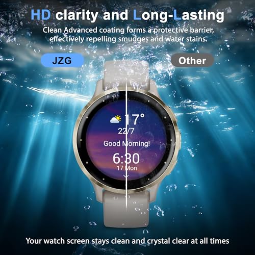 6 Pack Screen Protector for Garmin Venu 3S 41mm,Soft TPU Film | High Clarity Soft Film, Touch Sensitive, Anti Scratch, Bubble Free, Anti Fingerprint,Flexible Screen Protector - size: For Garmin Venu 3S 1.61 Inch