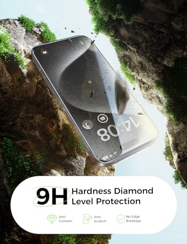 MAGIC JOHN 2 Pack for iPhone 15 Pro Screen Protector Eye Protection - size: iPhone 15 Pro