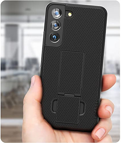 DuraClip Designed for Samsung Galaxy S22 Belt Clip Case, Slim Phone Case with Holster (S22) - size: S22