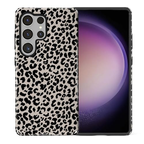 Case Compatible with Samsung Galaxy S25 Ultra, Hybrid 2-Layer Hard Shell Protection Case, Shockproof Protective Tough Phone Cover, Animal Leopard Print - color: Animal Leopard Print, size: Samsung Galaxy S25 Ultra