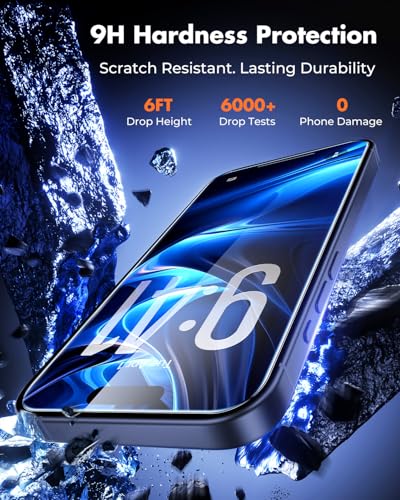 UNBREAKcable 2-Pack Screen Protector for iPhone 17 Pro Tempered Glass - size: iPhone 17 Pro