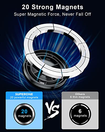 SUPERONE Magsafe Cup Holder Phone Mount, Universal Cup Phone Holder for Car