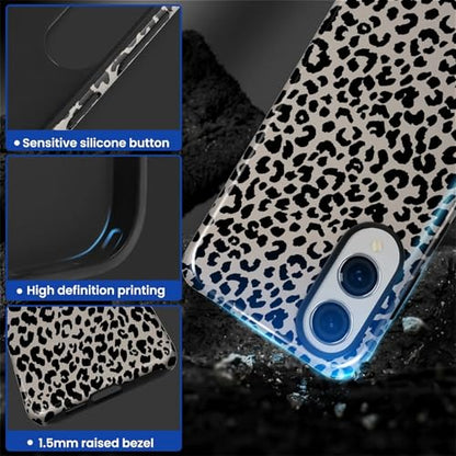 Case Compatible with Samsung Galaxy S25 Edge, Hybrid 2-Layer Hard Shell Protection Case, Shockproof Protective Tough Phone Cover, Animal Leopard Print - color: Animal Leopard Print, size: Samsung Galaxy S25 Edge
