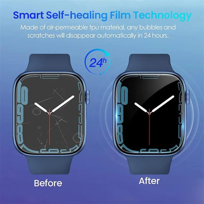 5Pcs Hydrogel Screen Protector for Apple Watch Series 11, 10/11, 10 Aluminum 46mm Smartwatch Soft HD Clear TPU Film Touch Sensitive, Self-Healing, Anti-Scratch, Ultra-Thin, Easy Installation