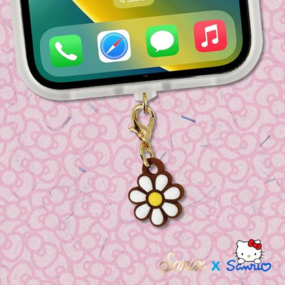 Sonix x Sanrio Dust Plugs - USB C + Lightning Compatible - Sanrio Silicone Charging Port Charms (3 Pack) - Hello Kitty Pink Bows - color: Hello Kitty Pink Bows
