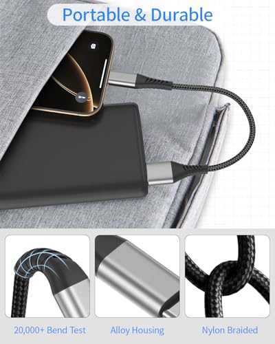 6 inch Short USB A to USB C Cable Fast Charging, 2 Pack 0.5ft USBC Cable - size: 0.5 Feet, style: USB A to USB C