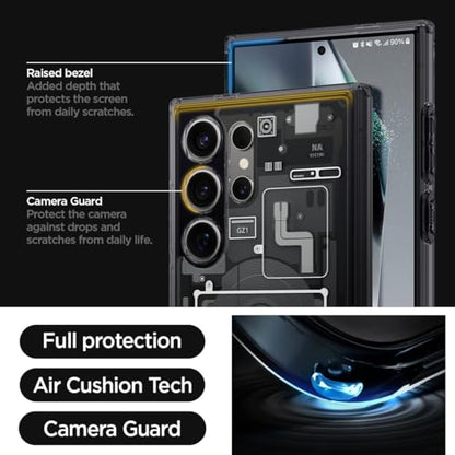 Spigen for Galaxy S24 Ultra Case, Ultra Hybrid [No Magnet Ring] [Anti-Yellowing] - Zero One - color: Zero One, size: Galaxy S24 Ultra
