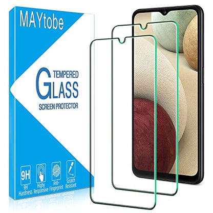 MAYtobe 2 Pack for Samsung Galaxy A02s, A02 Screen Protector Tempered Glass - size: Samsung A02s, A02
