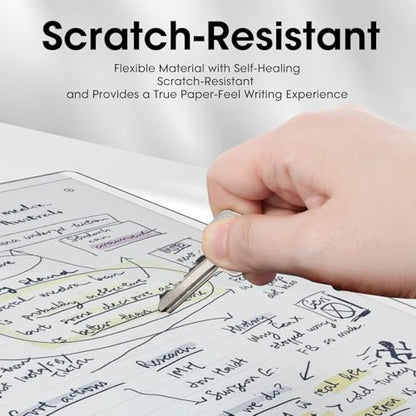 Magnetic Screen Protector for reMarkable Paper Pro 11.8" Reusable TPU Matte Clear Paperlike Film 2024, Anti-Scratch & Anti-Glare Clear Hard Film, Bubble-Free Installation (Not Tempered Glass)