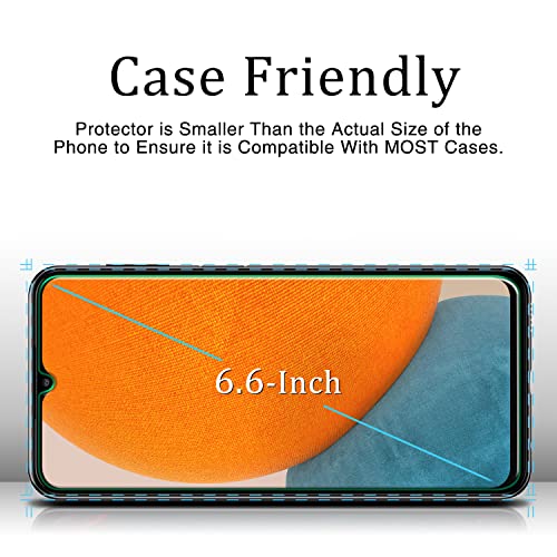 KAREEN [2-Pack For Samsung Galaxy A23 5G Tempered Glass Screen Protector - size: Samsung A23