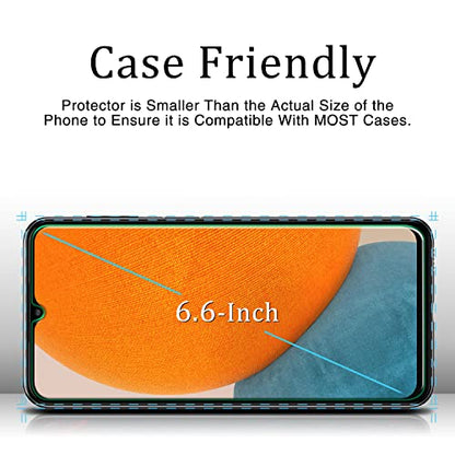 KAREEN [2-Pack For Samsung Galaxy A23 5G Tempered Glass Screen Protector - size: Samsung A23