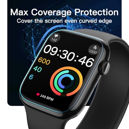 JETech TPU Screen Protector for Apple Watch Series 11/10 42mm, 3-Pack - size: Apple Watch Series 11/10 42mm