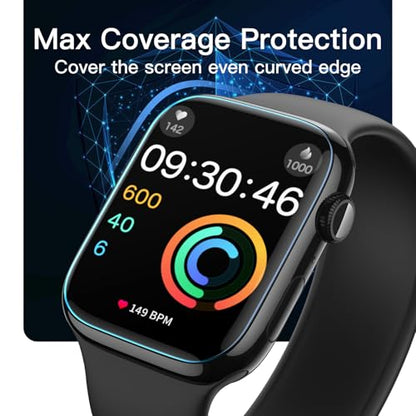 JETech TPU Screen Protector for Apple Watch Series 11/10 42mm, 3-Pack - size: Apple Watch Series 11/10 42mm