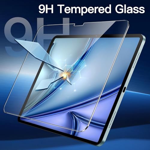 3pcs Tempered Glass Screen Protector for Apple iPad PRO 13 Inch M5 8th Gen 2025 2026 Guard Bulk