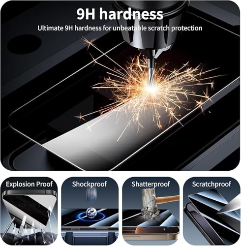 (2 Pack) for Motorola Edge 2025 Privacy Screen Protector, Anti-Spy Tempered Glass 9H Hardness Screen Film for Moto Edge (2025), Case Friendly Anti-Scratch - size: for Motorola Edge 2025