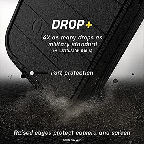 OtterBox Defender Series Case for Samsung Galaxy S22 (Only) - Holster Clip Included - Microbial Defense Protection - Non-Retail Packaging - Black - color: Black