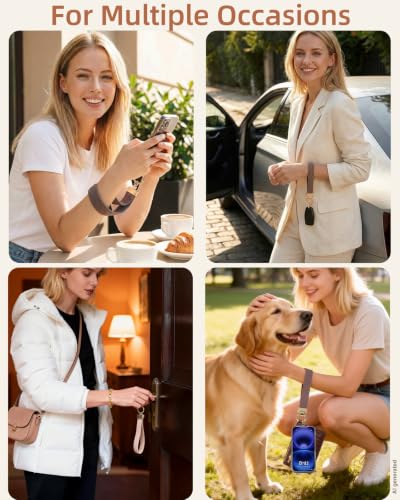 Cell Phone Wrist Strap for Women, Versatile Cell Phone Wristlet Strap - color: Beige