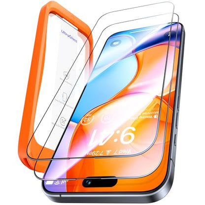 UltraGlass TOP 9H+ Armor for iPhone 13 Screen Protector, 2 Pack - size: iPhone 13