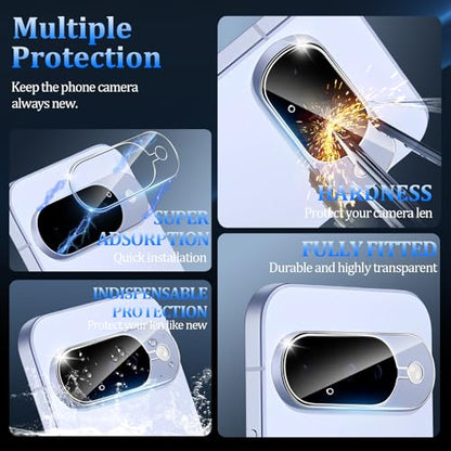 3 Pack Tempered Glass Camera Lens Protector for Google Pixel 10 - size: Google Pixel 10