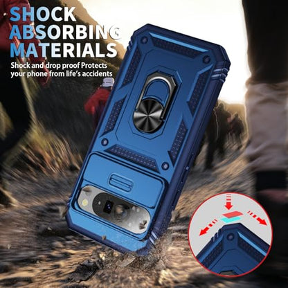 PASNEW Case for Google Pixel 9 Pro XL,6.8",Blue - color: Blue, size: Pixel 9 Pro XL (6.8 inch)