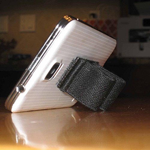 LAZY-HANDS 2-Loop Phone Grip - Small - Black - color: Black - Small