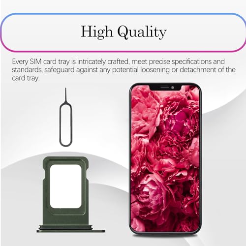 for iPhone 13 Green Single SIM Card Tray Slot Replacement