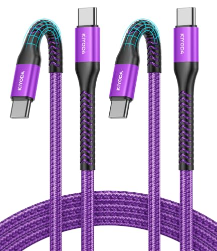 USB to USB C Cable 3A Fast Charging 3FT USB A to USB C Cable for CarPlay - color: Purple, size: 3FT, style: USB C to USB C