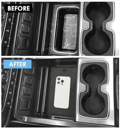 LFOTPP 3PCS Center Console Organizer for 2014-2018 Chevy Silverado/GMC Sierra 1500& 2015-2019 Silverado & Sierra 2500HD/3500HD Accessories- Full Console w/Bucket Seats Only - color: 2014-2018 Chevy Silverado Armrest Tray