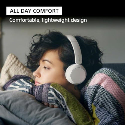 Sony WH-CH520 Wireless On-Ear Bluetooth Headphones with Mic, Butter Yellow - color: Yellow
