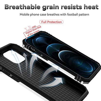 for iPhone 12 Mini Case with Camera Lens Cover HD Screen Protector, Dual Layer Military Grade Drop Protection Magnetic Ring Holder Kickstand Protective Phone Case for iPhone 12 Mini 5.4 inch (Silver) - color: Silver with camera cover Military-Grade 2nd ge